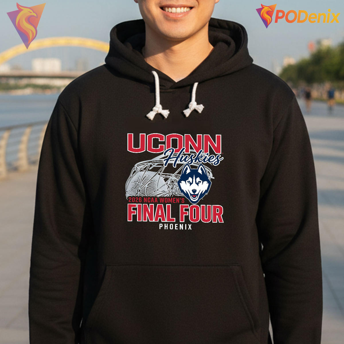 UCONN Huskies 2026 Final Four NCAA Women's Basketball Phoenix Tshirt for Fans UCONN Huskies 2026 Final Four NCAA Women's Basketball Phoenix Tshirt for Fans
