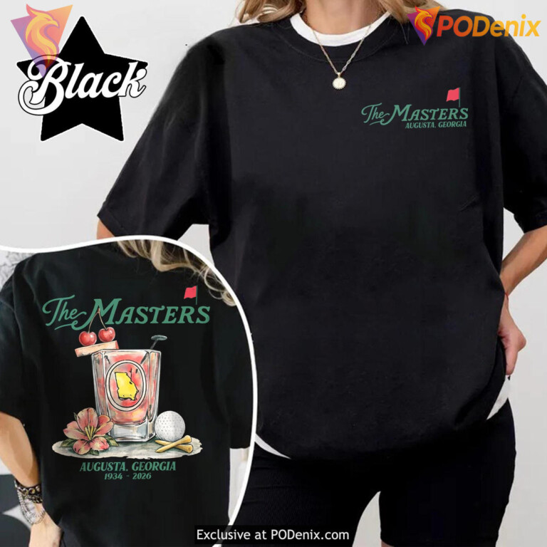 Vintage Augusta National Shirt 2026 Masters Golf Tournament Classic Fan Apparel