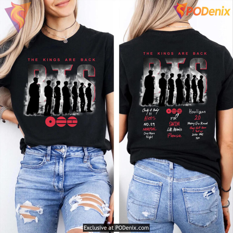 Vintage Black BTS World Tour Shirt 2026 Bangtan Boys Comeback Concert Fan Gift