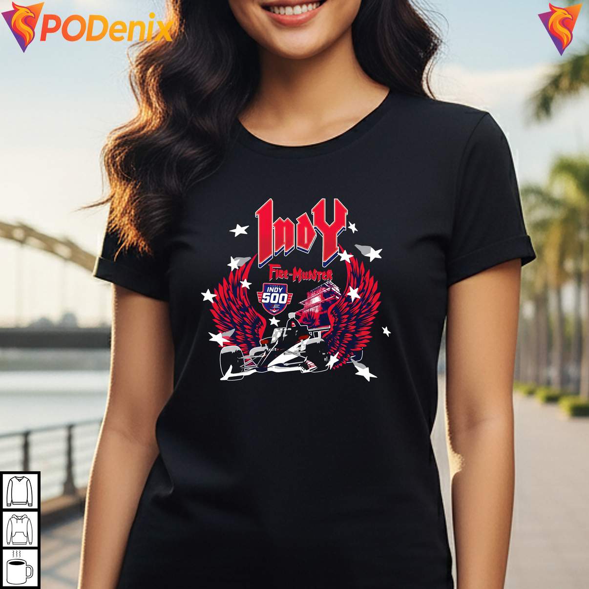 2026 Indy 500 Car Eagle Graphic T-Shirt Motorsport Racing Fan Apparel For Men 2026 Indy 500 Car Eagle Graphic T-Shirt Motorsport Racing Fan Apparel For Men