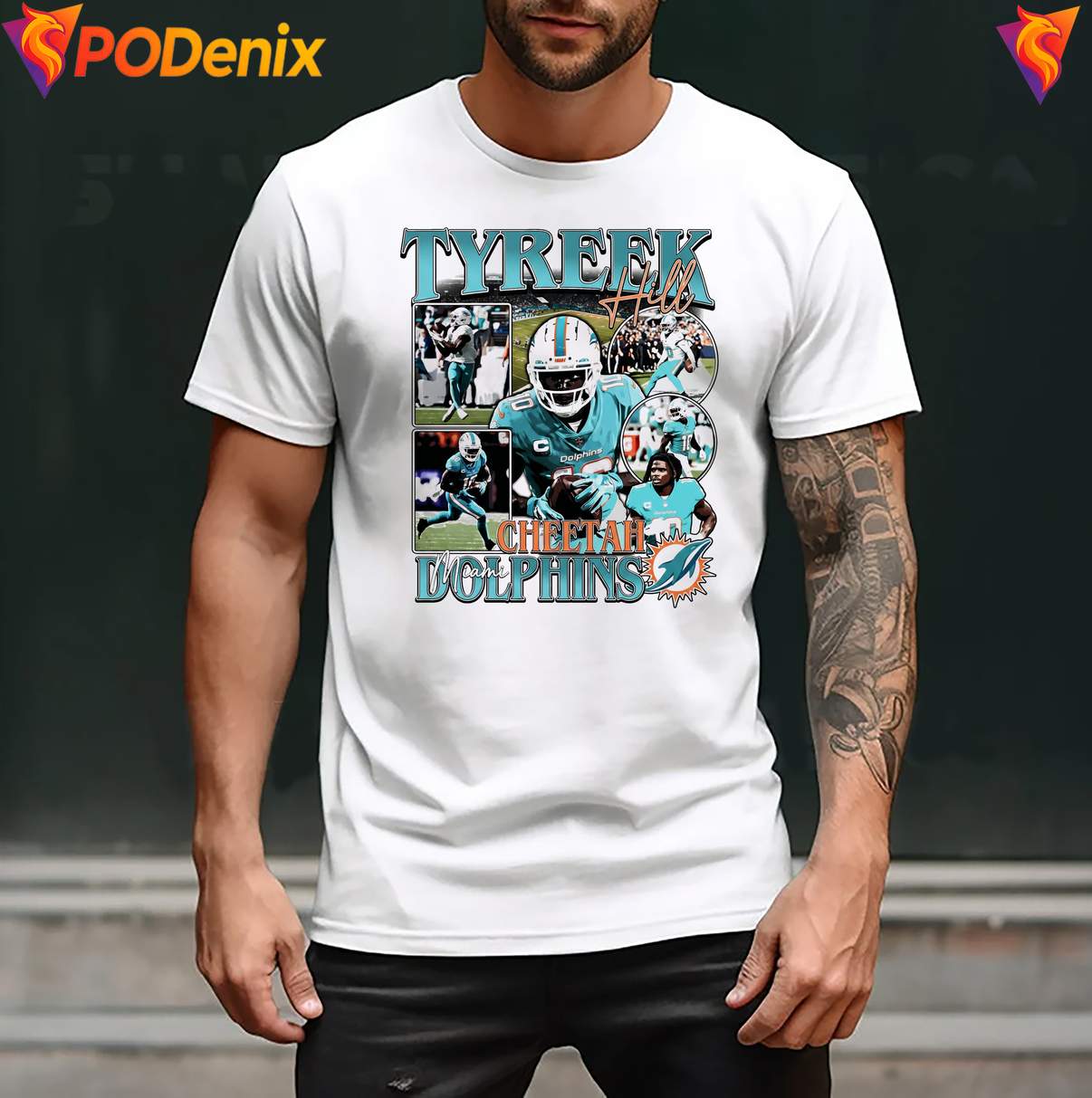 90s Bootleg Miami Dolphins Fan Shirt Tyreek Hill Cheetah Graphic For Men 90s Bootleg Miami Dolphins Fan Shirt Tyreek Hill Cheetah Graphic For Men