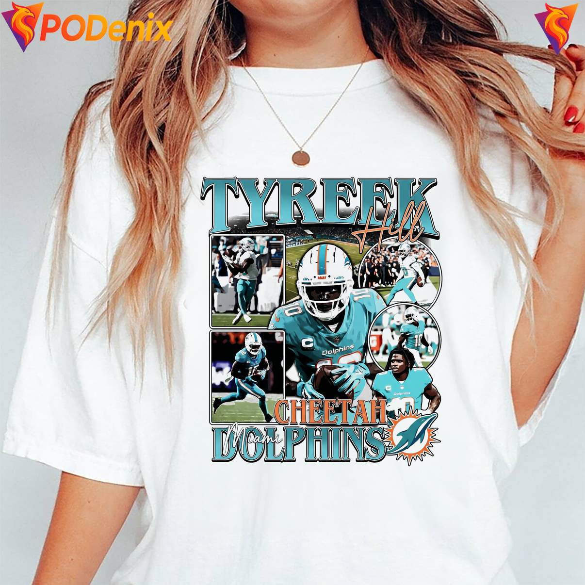 90s Bootleg Miami Dolphins Fan T-Shirt Tyreek Hill Cheetah Graphic For Men 90s Bootleg Miami Dolphins Fan T-Shirt Tyreek Hill Cheetah Graphic For Men