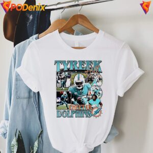 90s Bootleg Miami Dolphins Fan Shirt Tyreek Hill Cheetah Graphic For Men 3