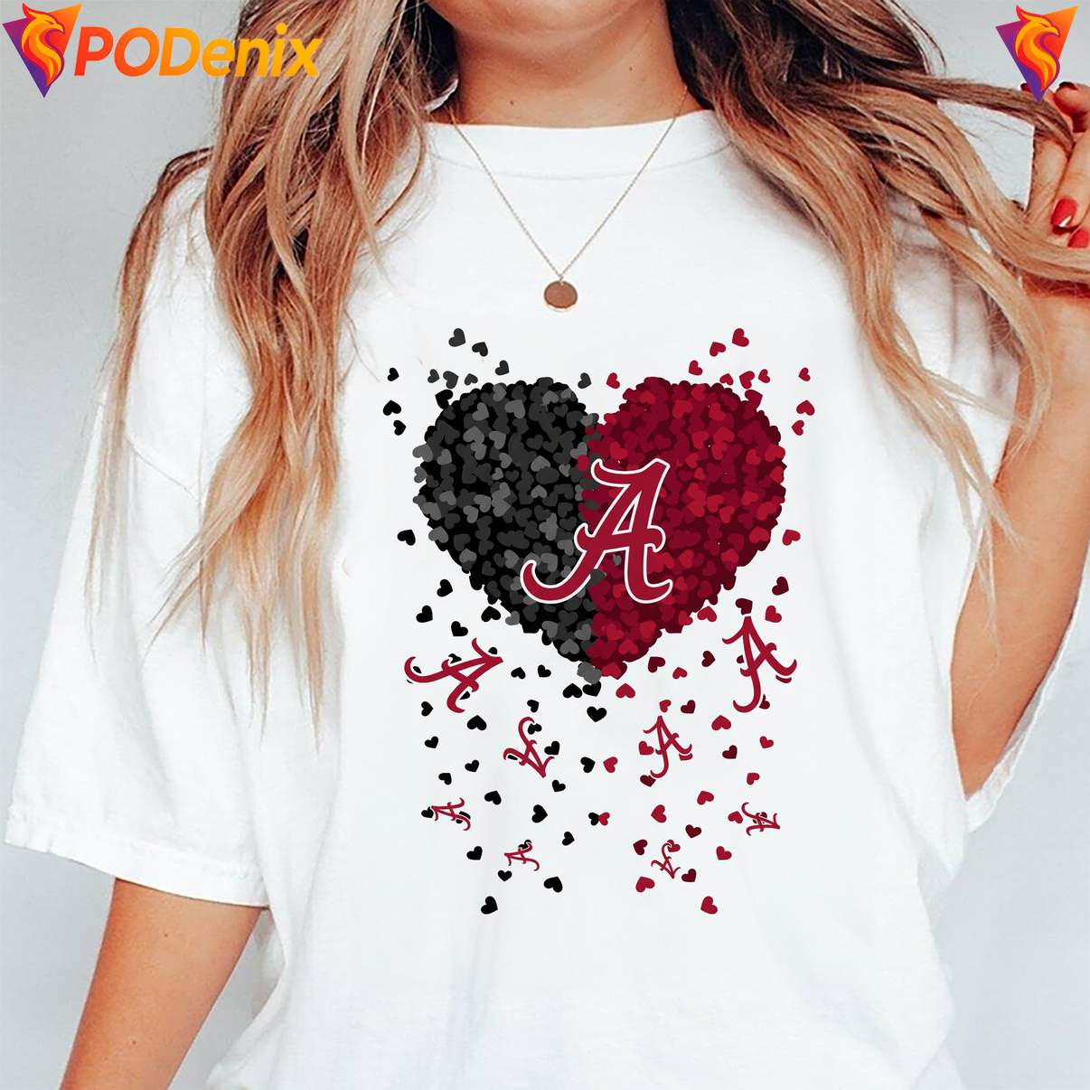 Alabama Crimson Tide 2026 Heart T-Shirt Football Sports Graphic For Mens Alabama Crimson Tide 2026 Heart T-Shirt Football Sports Graphic For Mens