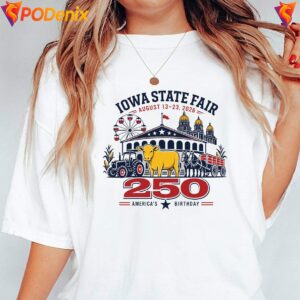Americas Birthday 4th Of July Shirt Iowa State Fair August 2026 For Mens 2
