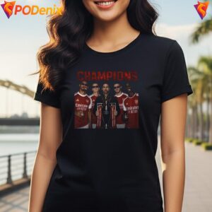 Arsenal Arteta Champions Shirt 2026 Premier League Fan Graphic For Men 4