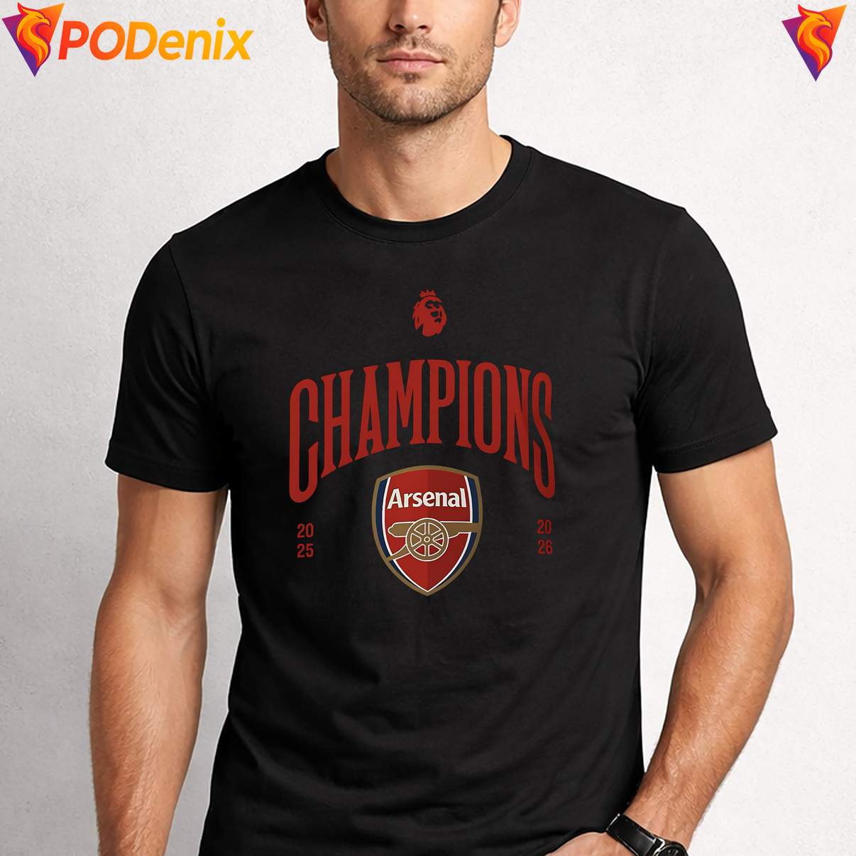 Arsenal Classic Logo Fan T-Shirt 2026 Football Champions Graphic For Men Arsenal Classic Logo Fan T-Shirt 2026 Football Champions Graphic For Men