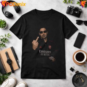 Arsenal Manager Cigar Fan Shirt Football Boss Celebration Graphic Mens 2