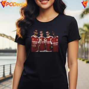 Arsenal Players Party Shirt 2026 Champions Sunglasses Graphic For Mens 4