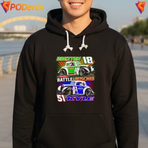 Battle Of The Bushes Racing Shirt Kyle Vs Brexton Busch Graphic For Mens