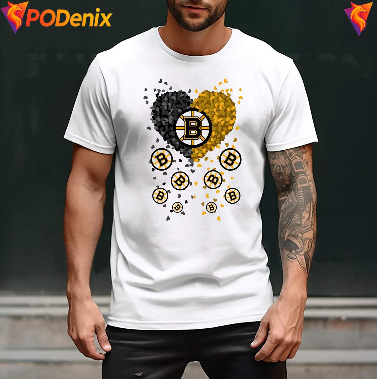 Boston Bruins 2026 Heart Fan Shirt NHL Hockey Sports Graphic For Mens Boston Bruins 2026 Heart Fan Shirt NHL Hockey Sports Graphic For Mens