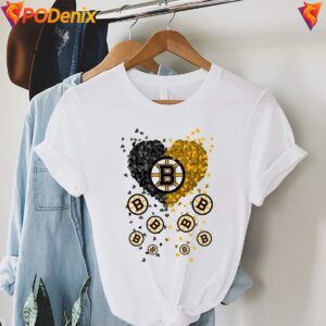 Boston Bruins 2026 Heart Fan Shirt NHL Hockey Sports Graphic For Mens 3