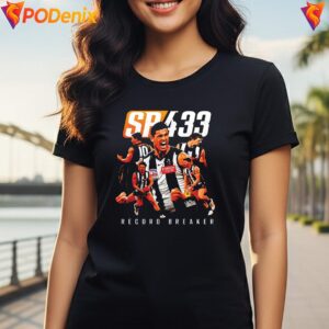 Collingwood SP433 Fan Shirt Record Breaker Signature Graphic For Mens 4