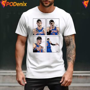 Comic Player Josh Hart Knicks Fan Shirt New York Basketball Graphic Men 1