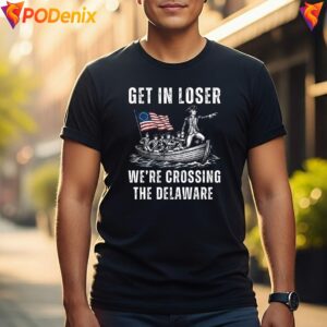 Crossing The Delaware Funny Shirt George Washington 4th Of July For Men 3