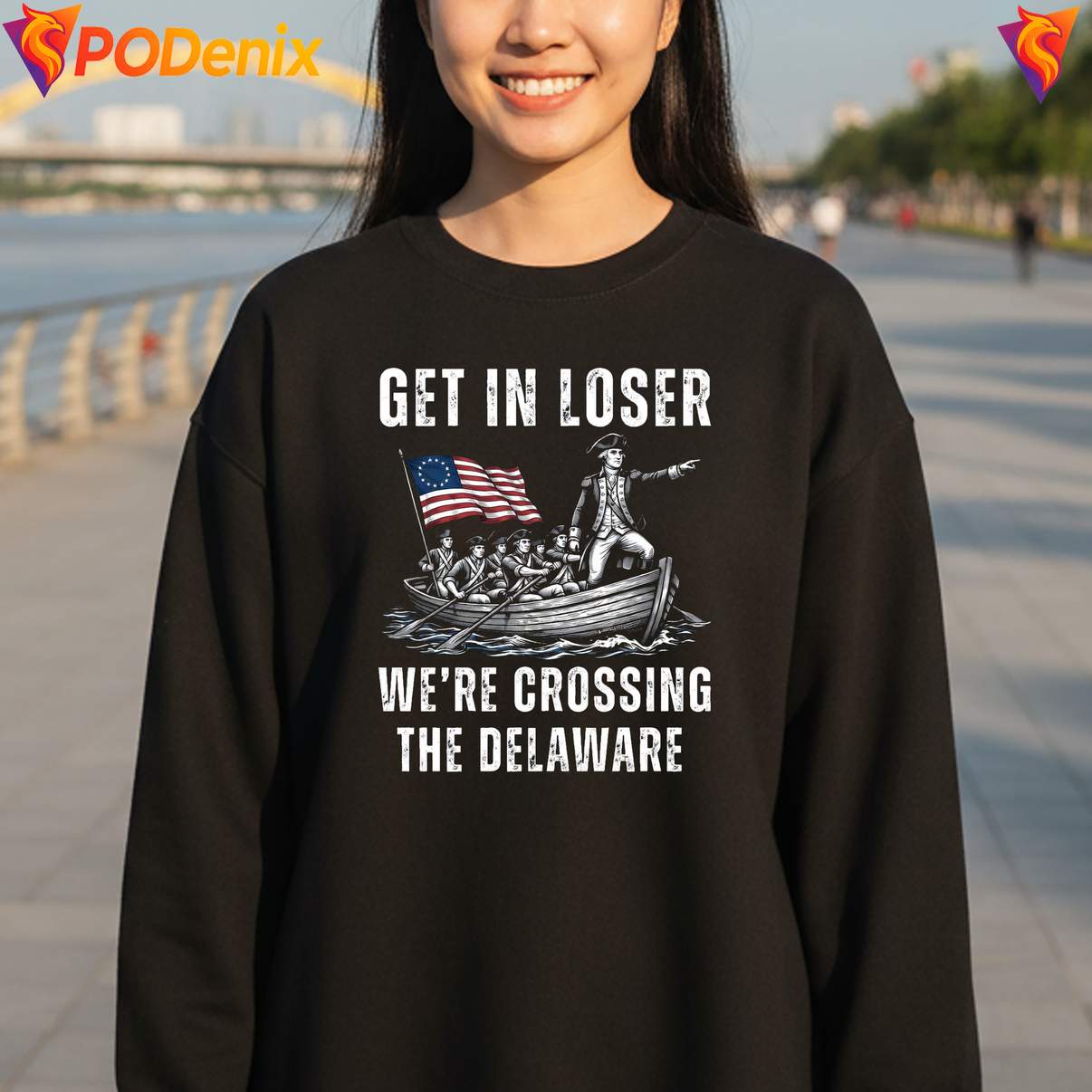 Crossing The Delaware Funny Tee George Washington 4th Of July For Men Crossing The Delaware Funny Tee George Washington 4th Of July For Men