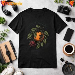Dont Speak Orange 90s Rock Shirt Vintage Aesthetic Music Graphic Mens 2