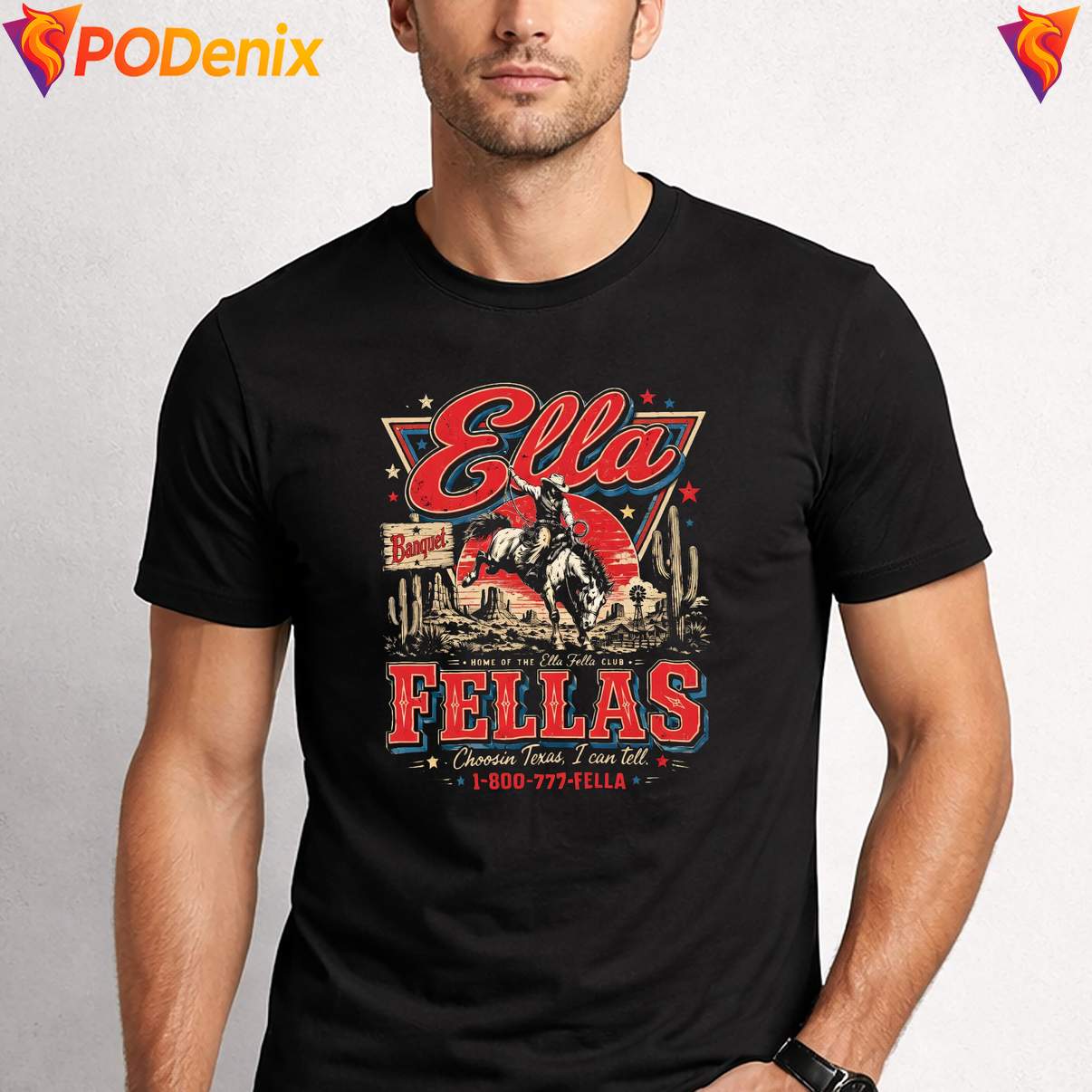 Ellas Fellas Club Cowboy Shirt Vintage Western Rodeo Concert For Mens Ellas Fellas Club Cowboy Shirt Vintage Western Rodeo Concert For Mens