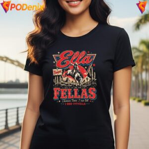 Ellas Fellas Club Cowboy Shirt Vintage Western Rodeo Concert For Mens 4