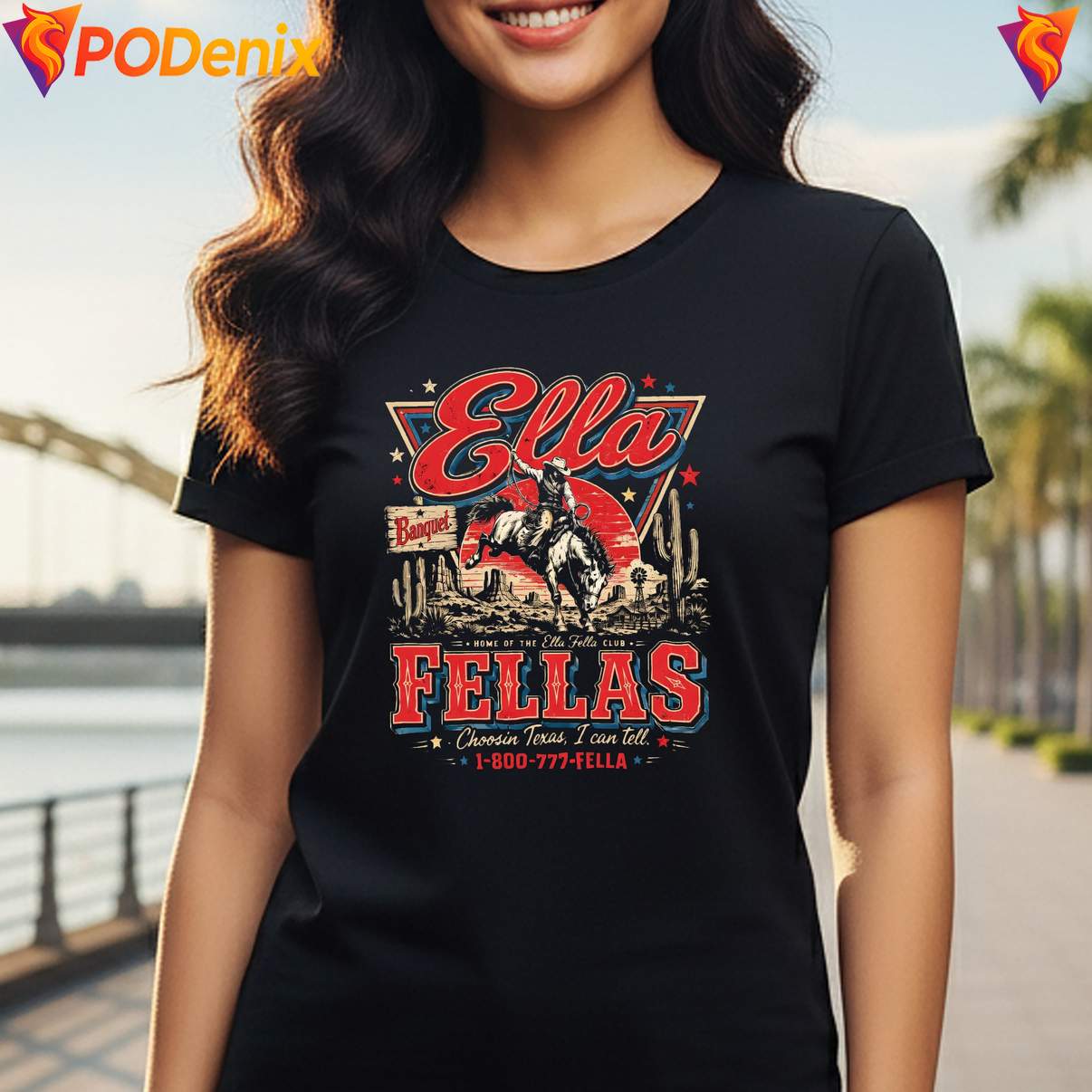 Ellas Fellas Club Cowboy Tee Vintage Western Rodeo Concert For Mens Ellas Fellas Club Cowboy Tee Vintage Western Rodeo Concert For Mens