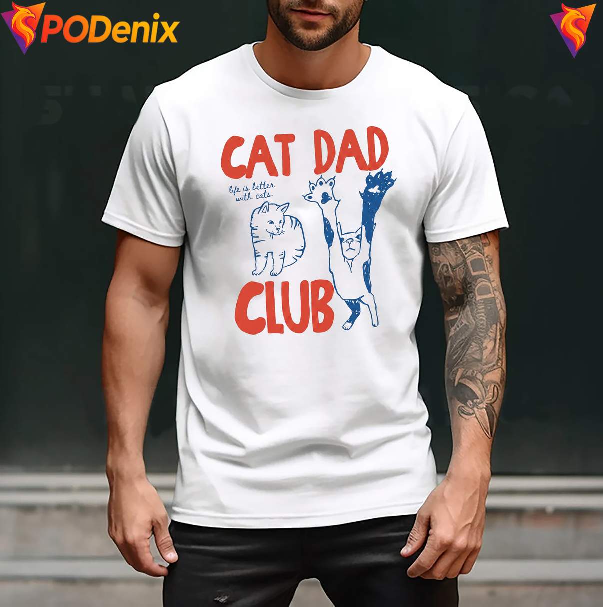 Fathers Day Cat Dad Club Shirt Funny Animal Lover Graphic Apparel Men Fathers Day Cat Dad Club Shirt Funny Animal Lover Graphic Apparel Men