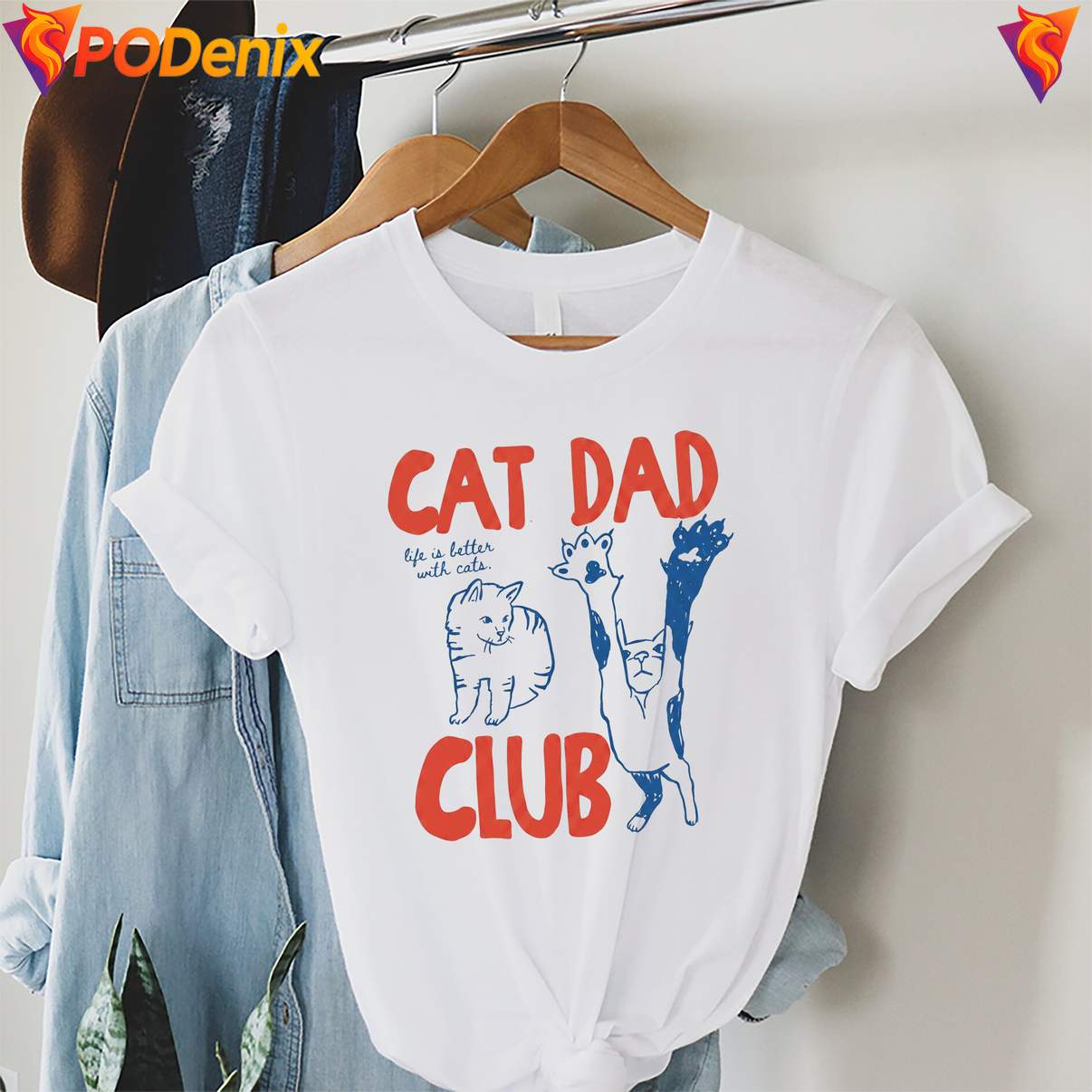 Fathers Day Cat Dad Club Tshirt Funny Animal Lover Graphic Apparel Men Fathers Day Cat Dad Club Tshirt Funny Animal Lover Graphic Apparel Men