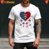 Florida Panthers 2026 Heart Fan Shirt NHL Hockey Sports Graphic For Men