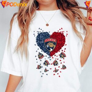 Florida Panthers 2026 Heart Fan Shirt NHL Hockey Sports Graphic For Men 2