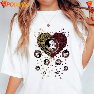 Florida State Seminoles 2026 Heart Shirt Football Sports Graphic For Men 2