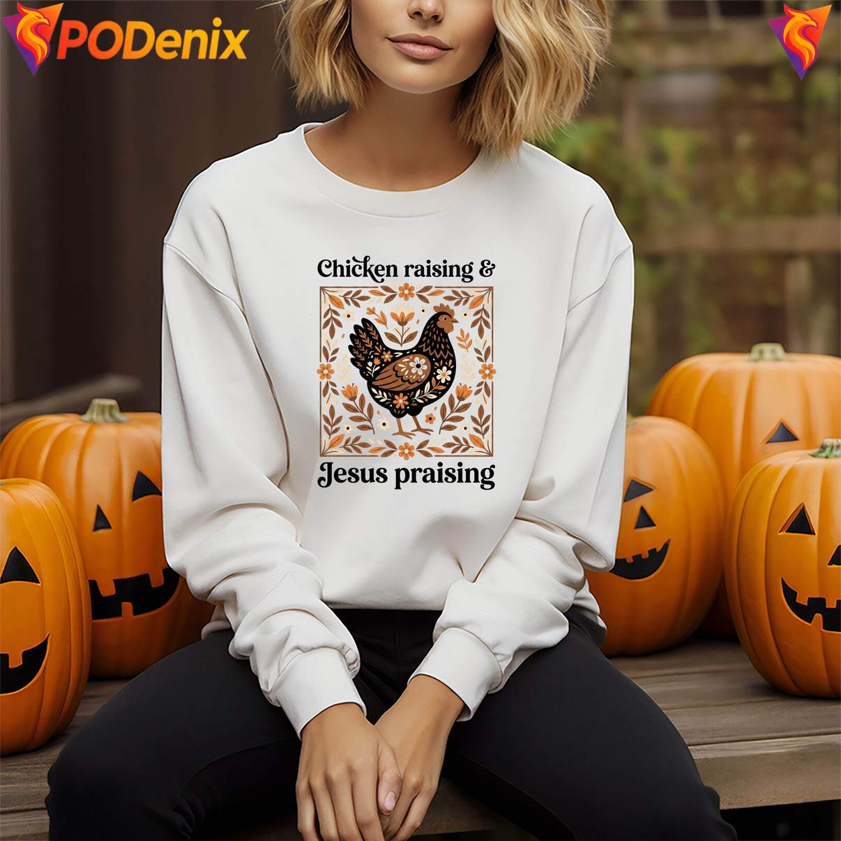 Jesus Praising Chicken Raising Tee Vintage Christian Graphic For Mens Jesus Praising Chicken Raising Tee Vintage Christian Graphic For Mens