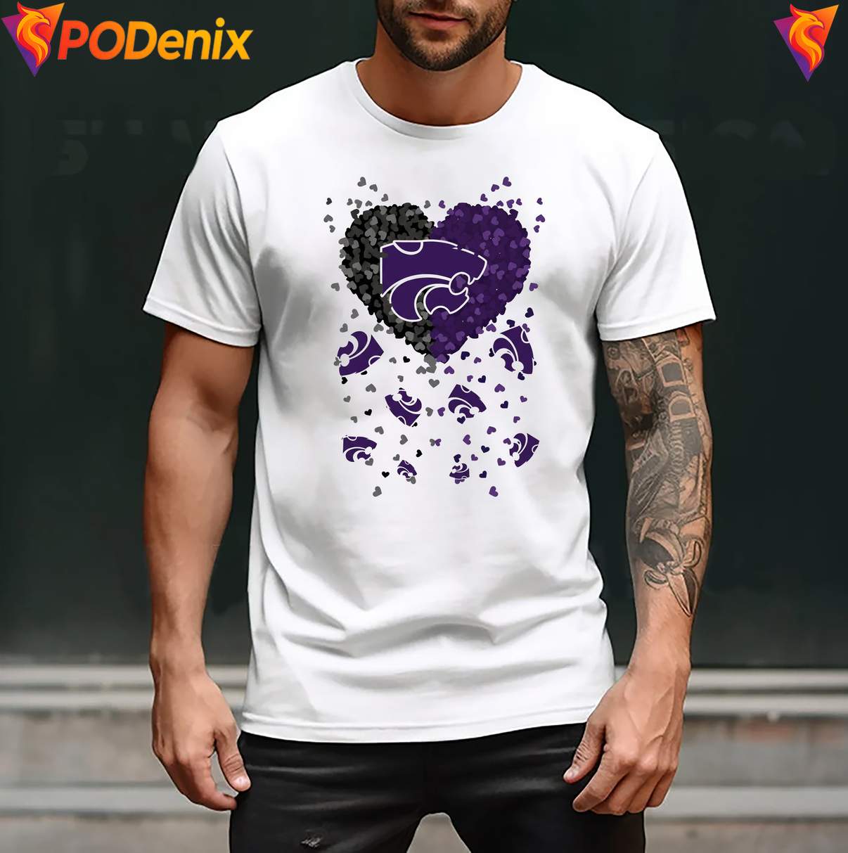 Kansas State Wildcats 2026 Heart Shirt Football Sports Graphic For Mens Kansas State Wildcats 2026 Heart Shirt Football Sports Graphic For Mens