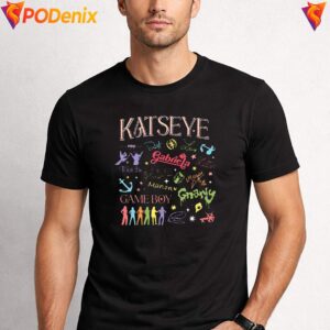 Katseye KPop Tour Fan Merch Shirt Vintage Chaos Concert Graphic For Men