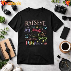 Katseye KPop Tour Fan Merch Shirt Vintage Chaos Concert Graphic For Men 2