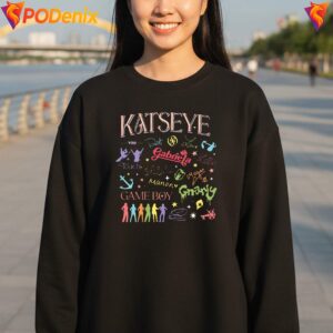 Katseye KPop Tour Fan Merch Shirt Vintage Chaos Concert Graphic For Men 4