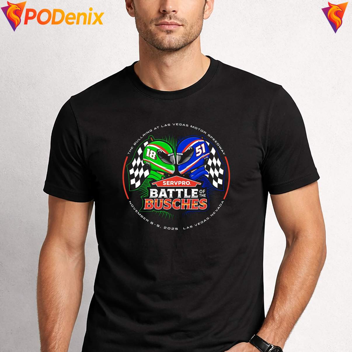 Kyle Buschs Wife Fan Shirt Battle Of The Bushes Racing Graphic For Men Kyle Buschs Wife Fan Shirt Battle Of The Bushes Racing Graphic For Men