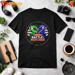Kyle Buschs Wife Fan Shirt Battle Of The Bushes Racing Graphic For Men 2