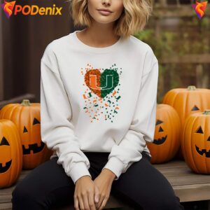 Miami Hurricanes 2026 Heart Fan Shirt Football Sports Graphic For Mens 4