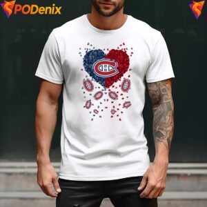 Montreal Canadiens 2026 Heart Shirt NHL Hockey Sports Graphic For Mens 1