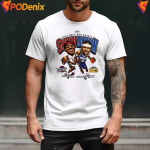 NBA Rookie Showdown 2003 2004 Fan Shirt Lebron James Vs Carmelo Anthony