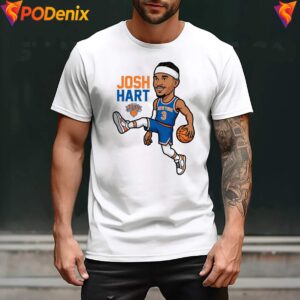 New York Knicks Josh Hart Player Shirt Pose Star Basketball Graphic Mens