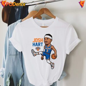 New York Knicks Josh Hart Player Shirt Pose Star Basketball Graphic Mens 3