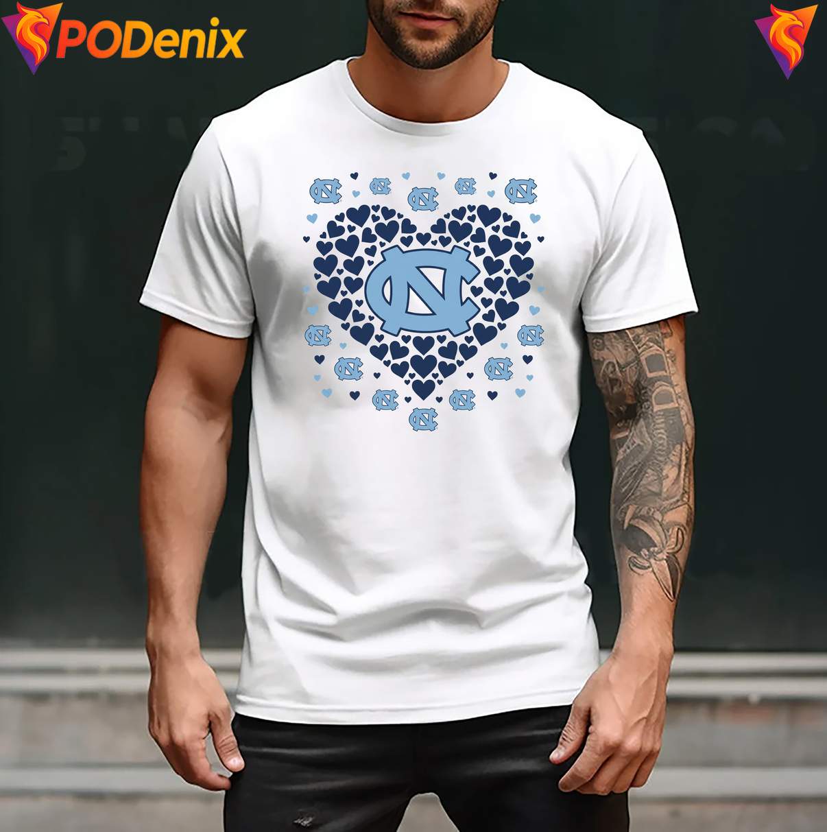 North Carolina Tar Heels 2026 Heart Shirt Football Sports Graphic Mens North Carolina Tar Heels 2026 Heart Shirt Football Sports Graphic Mens