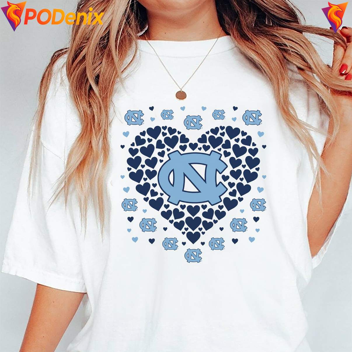 North Carolina Tar Heels 2026 Heart T-Shirt Football Sports Graphic Mens North Carolina Tar Heels 2026 Heart T-Shirt Football Sports Graphic Mens