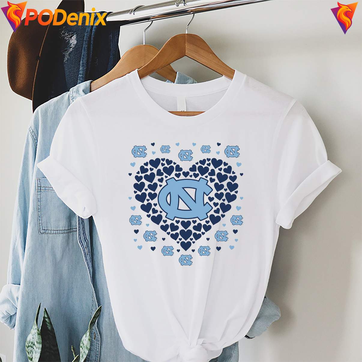 North Carolina Tar Heels 2026 Heart Tshirt Football Sports Graphic Mens North Carolina Tar Heels 2026 Heart Tshirt Football Sports Graphic Mens
