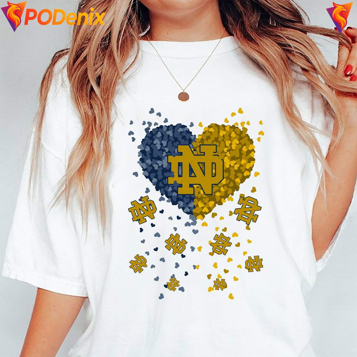 Notre Dame Fighting Irish 2026 Heart T-Shirt Football Sports Graphic Men Notre Dame Fighting Irish 2026 Heart T-Shirt Football Sports Graphic Men