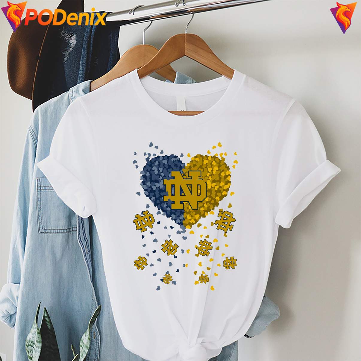 Notre Dame Fighting Irish 2026 Heart Tshirt Football Sports Graphic Men Notre Dame Fighting Irish 2026 Heart Tshirt Football Sports Graphic Men