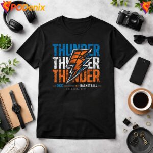 Oklahoma City Thunder Game Day Shirt OKC Basketball Playoffs Graphic Men