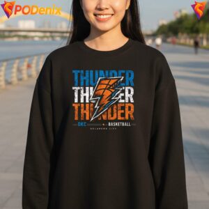 Oklahoma City Thunder Game Day Shirt OKC Basketball Playoffs Graphic Men 3