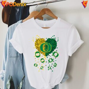 Oregon Ducks 2026 Heart Fan Shirt Football Sports Graphic Apparel Mens 3