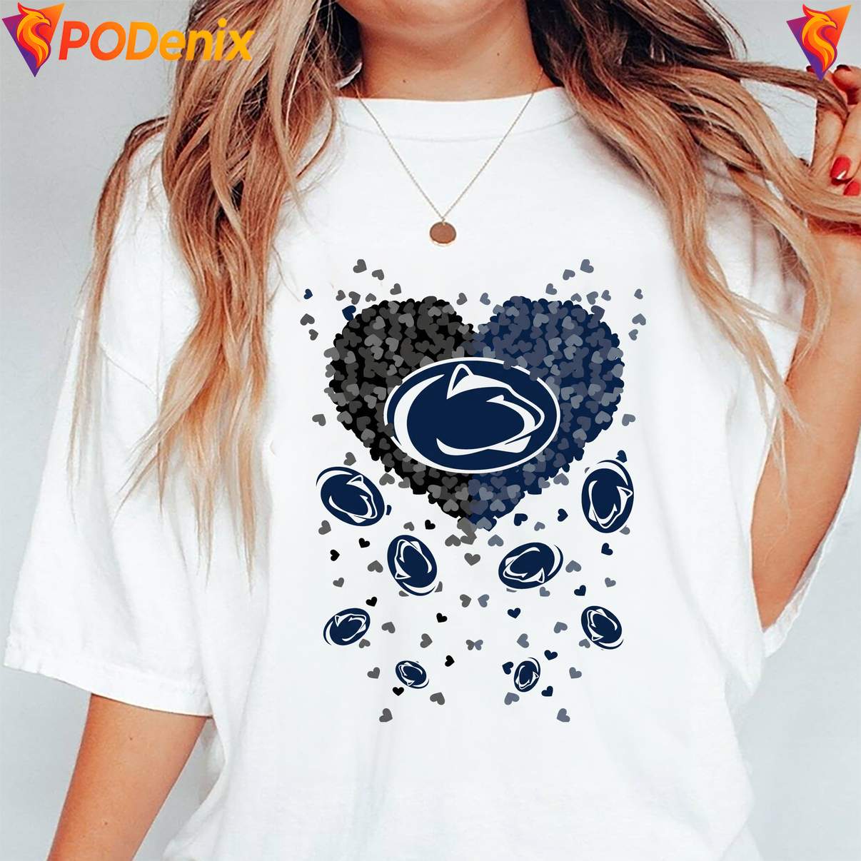 Penn State Nittany Lions 2026 Heart T-Shirt Football Sports Graphic Mens Penn State Nittany Lions 2026 Heart T-Shirt Football Sports Graphic Mens